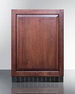 Summit FF64BIF 24&quot; 4.6 Cu. Ft. Built-In Undercounter All Refrigerator with Digital Thermostat Adjustable Glass...