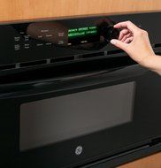 GE PSB9120DFBB Profile Advantium 30" Black Electric Single Wall Oven - Convection N5