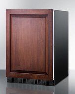 Summit FF64BIF 24&quot; 4.6 Cu. Ft. Built-In Undercounter All Refrigerator with Digital Thermostat Adjustable Glass... N2