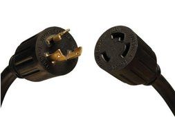 Tripp Lite Heavy-Duty Power Extension Cord 30A, 10AWG (NEMA L6-30P to NEMA L6-30R) 8-ft.(P041-008)