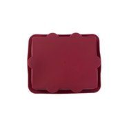 2 Silicone Square Lasagne Cake Pan - Color Red or Red Wine + Free Tupperware Bell Tumbler 2pcs N3