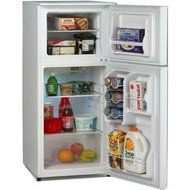 Avanti FF45006W 18.75&quot; Compact Top-Freezer Refrigerator with 4.3 cu. ft. Capacity Frost Free Cooling System Reversible... N2