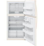 GE GTE21GTHCC 21.2 Cu. Ft. Bisque Top Freezer Refrigerator - Energy Star N4