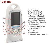 New 2.4GHz LCD Digital Video Baby Monitor Night Vision Music Temperature Display N3