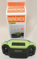 Five-In-One Emergency Solar Crank Orange Radio N2