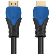 A-tech Series Blue&amp;black - High speed Hdmi Cable 100 Ft with Built-in Signal Booster Metal Black Case,Supports... N8