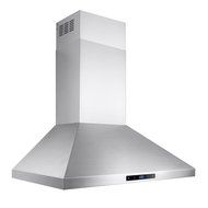 FIREBIRD Stainless Steel Wall Mount Range Hood, 36-Inch, Carbon Filters Included N2