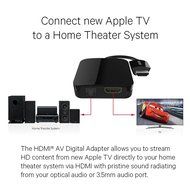 Kanex Digital Adapter compatible with Apple TV (4th gen), Amazon FireTV, or Roku-power adapter included N6