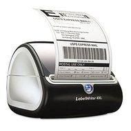 Label Maker, Prints 3/8"-4" Wide, 53 Labels P/M, BK/Silver DYM1755120 N4