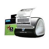 Label Maker, Prints 3/8"-4" Wide, 53 Labels P/M, BK/Silver DYM1755120 N5