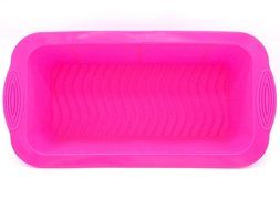 Richohome Silicone Mold and Loaf Pan/Soap Mold-2 Pack,Pink
