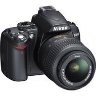 Nikon D3000 10MP Digital SLR Camera with 18-55mm f/3.5-5.6G &amp; 55-200 AF-S DX VR Nikkor Zoom Lenses N3