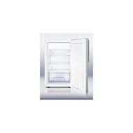 Summit CM411LSSHV: 20&quot; wide counter height refrigerator-freezer with a lock, stainless steel door, thin handle... N2