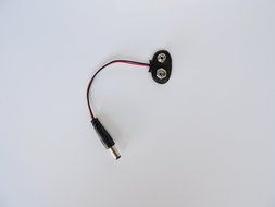 AspenTek 2.1 X 5.5mm Male Dc Plug to 9V Battery Clip Snap Accessories For Arduino(10 pieces packed)
