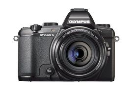 Olympus Stylus 1s Digital Camera with 10.7x Optical Image Stabilized Zoom and 3-Inch LCD (Black) N2