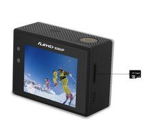 High-Tech Place 1080p 60fps Action Camera With Remote Strap - 12MP, WI-FI, 2 Inch Screen, 160 Degree Lens, IP68 N5