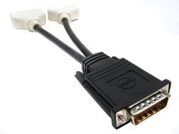 DELL DMS-59 TO DUAL DVI Y SPLITTER CABLE ADAPTER R0915 0R0915 H9361 0H9361 USA