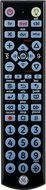GE Universal LED Backlit Remote Control, 4-Device, Big Button, Infrared Black, 24116