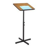 Safco Products 8921MH Adjustable Speaker Lectern Stand, Mahogany