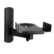 Side Clamping Bookshelf Monitor Speaker Wall Mounts Bracket with Tilt and Swivel