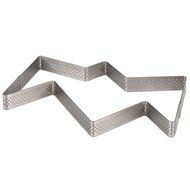 DeBuyer Abstract Four Triangle Perforated Tart Ring