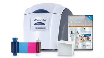 Complete AlphaCard ID Card Printer Bundle: Magicard Pronto ID Printer, AlphaCard ID Suite Software, ID Supplies... N4