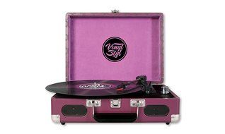 Vinyl Styl Groove Portable 3 Speed Turntable (Buddha Design) N4