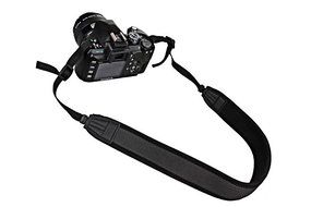 FEESHOW Black Anti-Slip DSLR Camera Neoprene Neck/Shoulder Strap for Canon, Nikon, Sony, Panasonic, FujiFilm,... N4