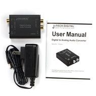 J-Tech Digital &reg; Optical SPDIF Toslink / Coaxial Digital to Analog Audio Decoder Converter with PCM , 5.1 Dolby...