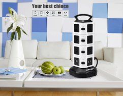 JBonest 16 Outlet Surge Protector Power Strip with 4 Port USB Charging Ports Multiple USB Output Surge Overload...