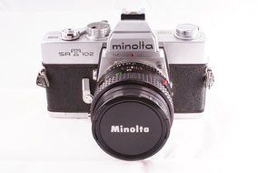 Minolta SR-T 102 / SR-T Super / SR-T 303 SLR camera body and lens