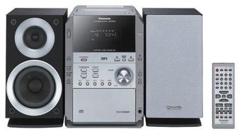 Panasonic SC-PM193 5-CD Micro Shelf System with 2-way Speakers (Discontinued by Manufacturer)