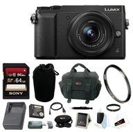 Panasonic LUMIX GX85 4K Mirrorless w/ 12-32mm kit +LUMIX H-HS043K , 42.5mm, F1.7
