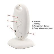 New 2.4GHz LCD Digital Video Baby Monitor Night Vision Music Temperature Display N6