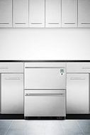Summit MEDDT Series SP6DS2D7MEDDT 24&quot; 5.4 cu. ft. Two-Drawer Medical Refrigerator Automatic Defrost Digital Thermostat... N3