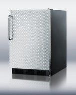 Summit FF6BBI7DPLADA: Commercially approved, ADA compliant built-in undercounter all-refrigerator in black with... N3