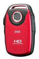 DXG USA DXG-125VR HD 3.0 Megapixel All-Weather 720p HD Camcorder (Red) (Discontinued by Manufacturer)