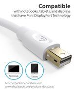 Mini DisplayPort to HDMI Cable (6FT), Fosmon Mini DP [4K | Thunderbolt Port Compatible] to HDMI Cable Adapter... N12