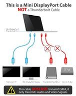 Mini DisplayPort to HDMI Cable (6FT), Fosmon Mini DP [4K | Thunderbolt Port Compatible] to HDMI Cable Adapter... N13