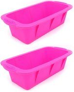 Richohome Silicone Mold and Loaf Pan/Soap Mold-2 Pack,Pink N2