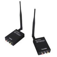 RioRand Wireless 3W Audio Video AV 2.4GHz Transmitter Sender Receiver CCTV with 8 Channels N6