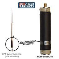 Super Antenna MC80 SuperCoil 80m and 75 meter coil for MP1 SuperStick HAM radio HF portable amateur shortwave N2