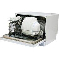New MAGIC CHEF MCSCD6W3 6-Place Countertop Dishwasher