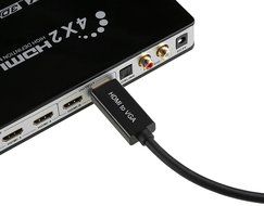 A-tech Ahdvgsy30-bk Is a 10ft Hdmi Male to VGA Male Converter Adapter Video Cable.this Hdmi to Vga Cable Often...