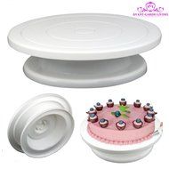CAKE STAND. White Cake Stand 28 cm, Cake Rotating Stand, Cake Revolving Stand, Cake Decorating Turntable. Cake... N5