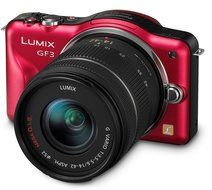 Panasonic Lumix DMC-GF3KW 12 MP Micro 4/3 Compact System Camera with 3-Inch Touch-Screen LCD and 14-42mm Zoom... N6