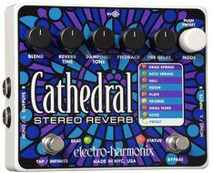 Electro-Harmonix Cathedral Stereo Reverb Pedal
