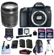 Canon 70D + Canon 18-135mm IS STM + 2 32GB Transcend SD Memory Cards + LED Video Light + Spare LP E6 Battery +...