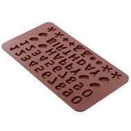 2PK A to Z Letters +Happy Birthday / Numbers /Symbols Mold Chocolate Decorating Silicone Tray (Ships From USA) N6