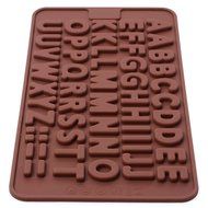 2PK A to Z Letters +Happy Birthday / Numbers /Symbols Mold Chocolate Decorating Silicone Tray (Ships From USA) N7